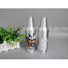 Bouteille de bière en aluminium de 350ml avec l&#39;impression multi-couleur (PPC-ABB-02)